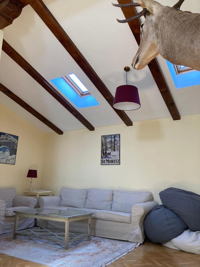 Los Cedros, Gran Chalet Con Piscina Y Apartamento En Navacerrada Exterior photo